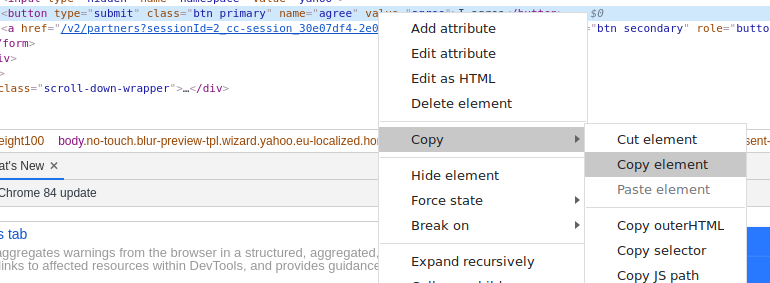 Get the CSS selector